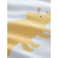 Dinosaur Duvet Cover Set (Single) (White) -Furn. Shop 99722071 4