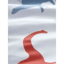 Dinosaur Duvet Cover Set (Single) (White) -Furn. Shop 99722071 5